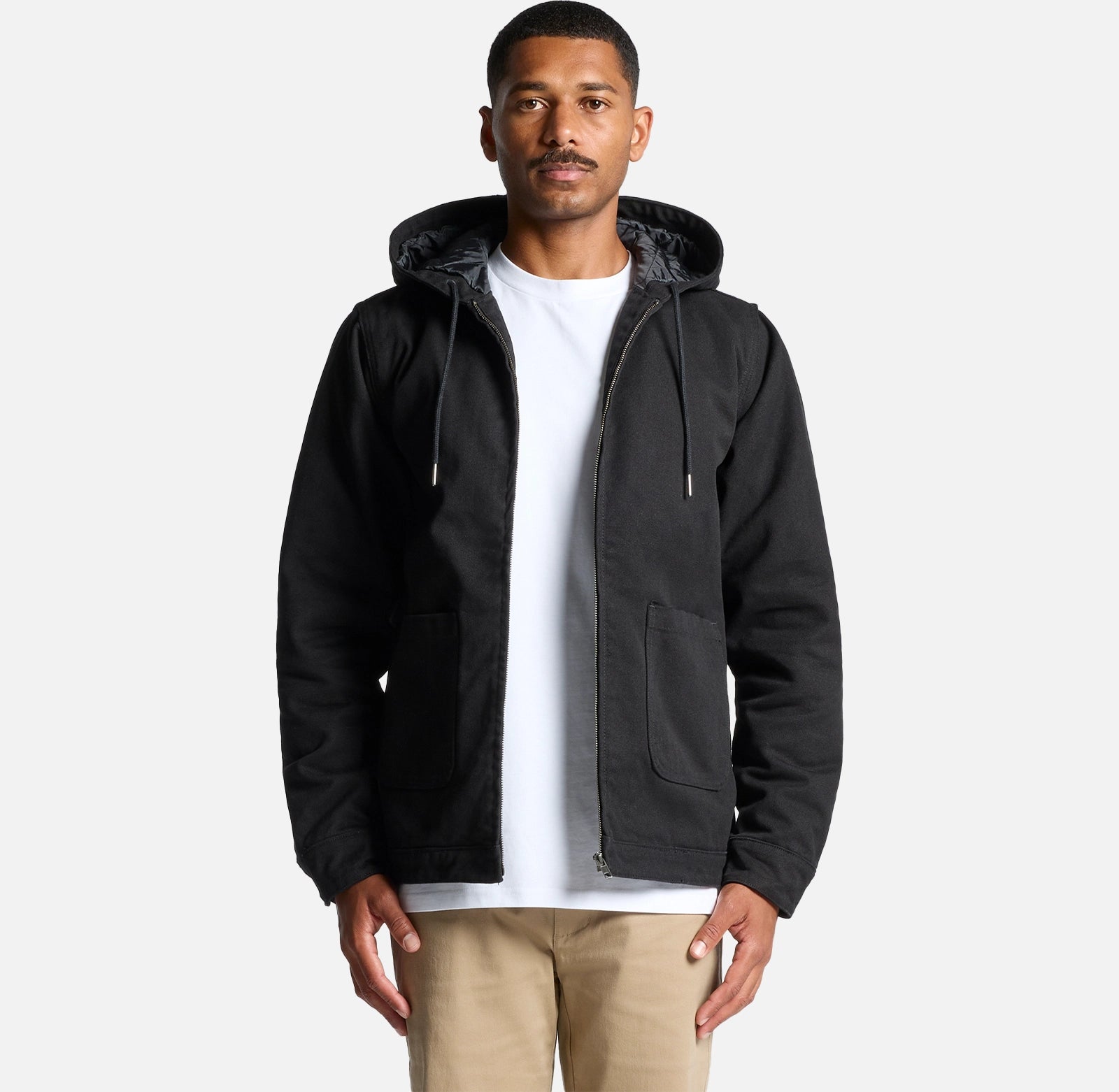 Canvas Hooded Jas