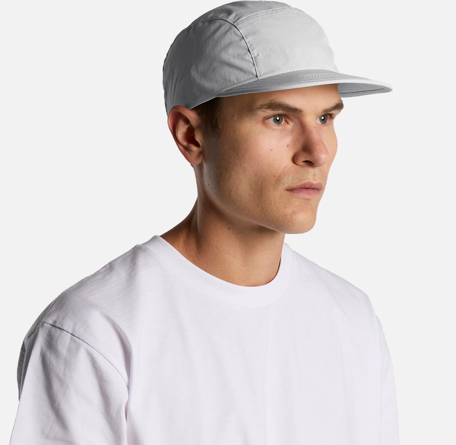 Nylon Flat Peak Cap