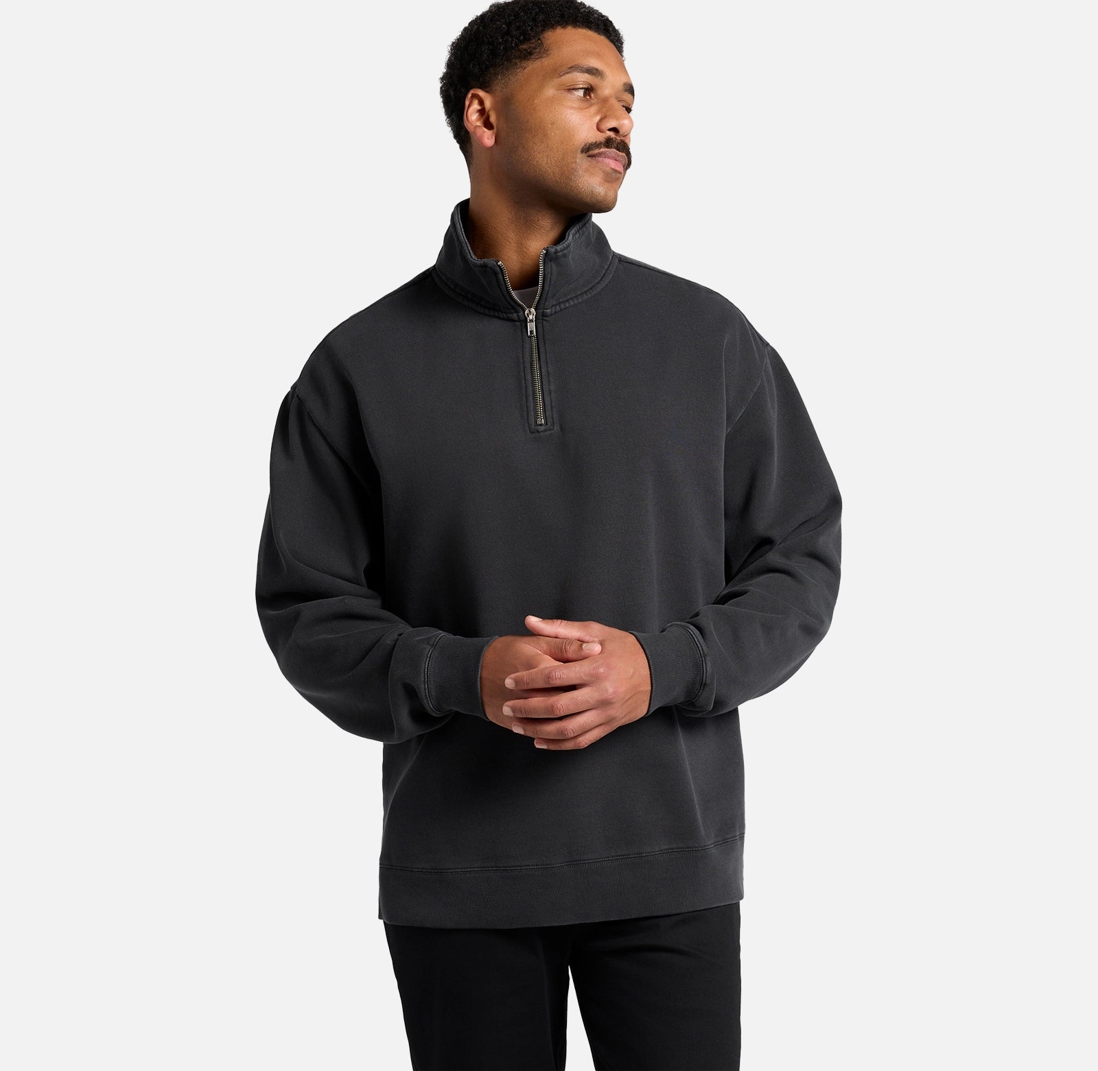 Relax Faded Half-Zip