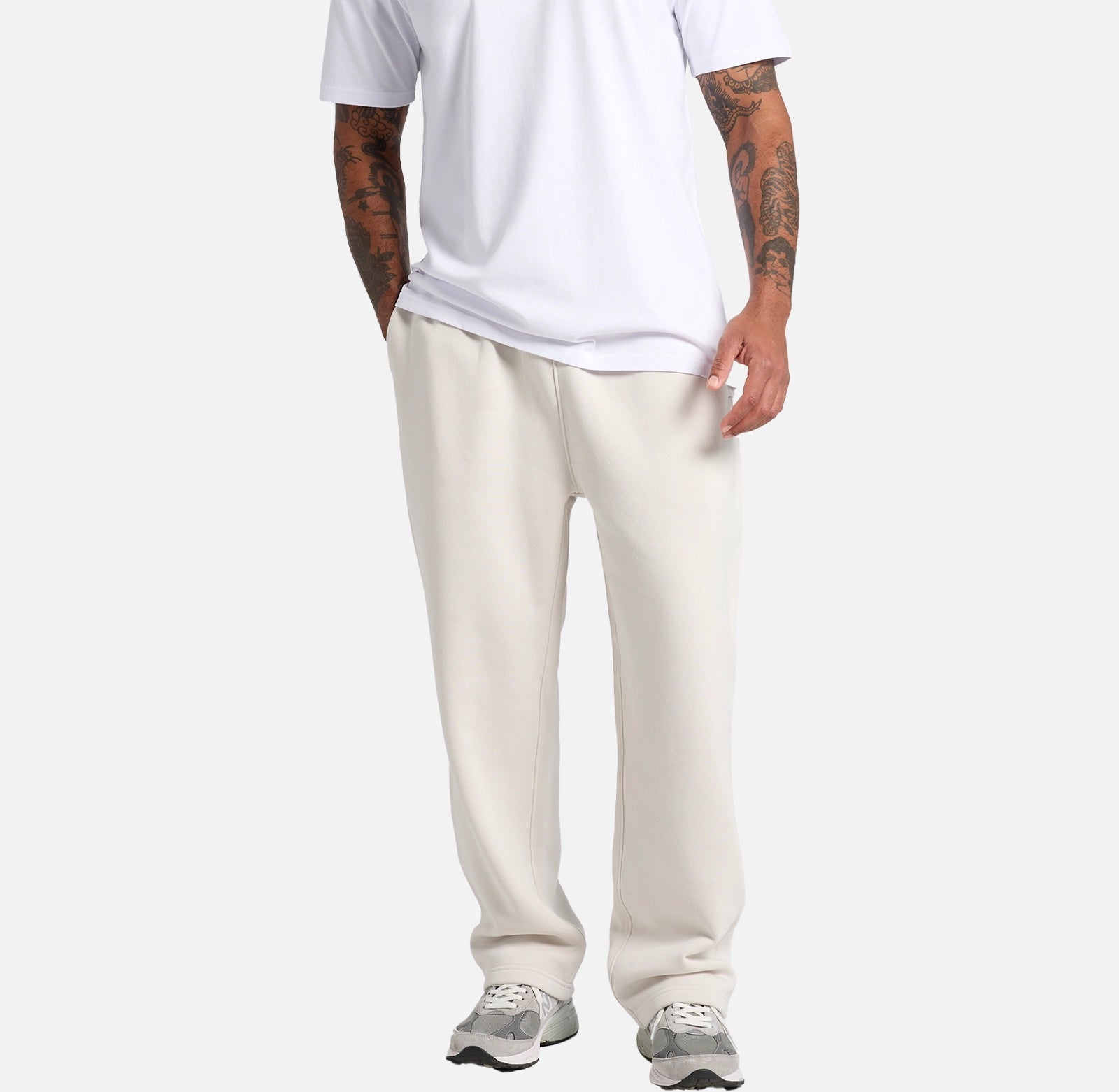 Straight Fit Cuffless Joggingbroek