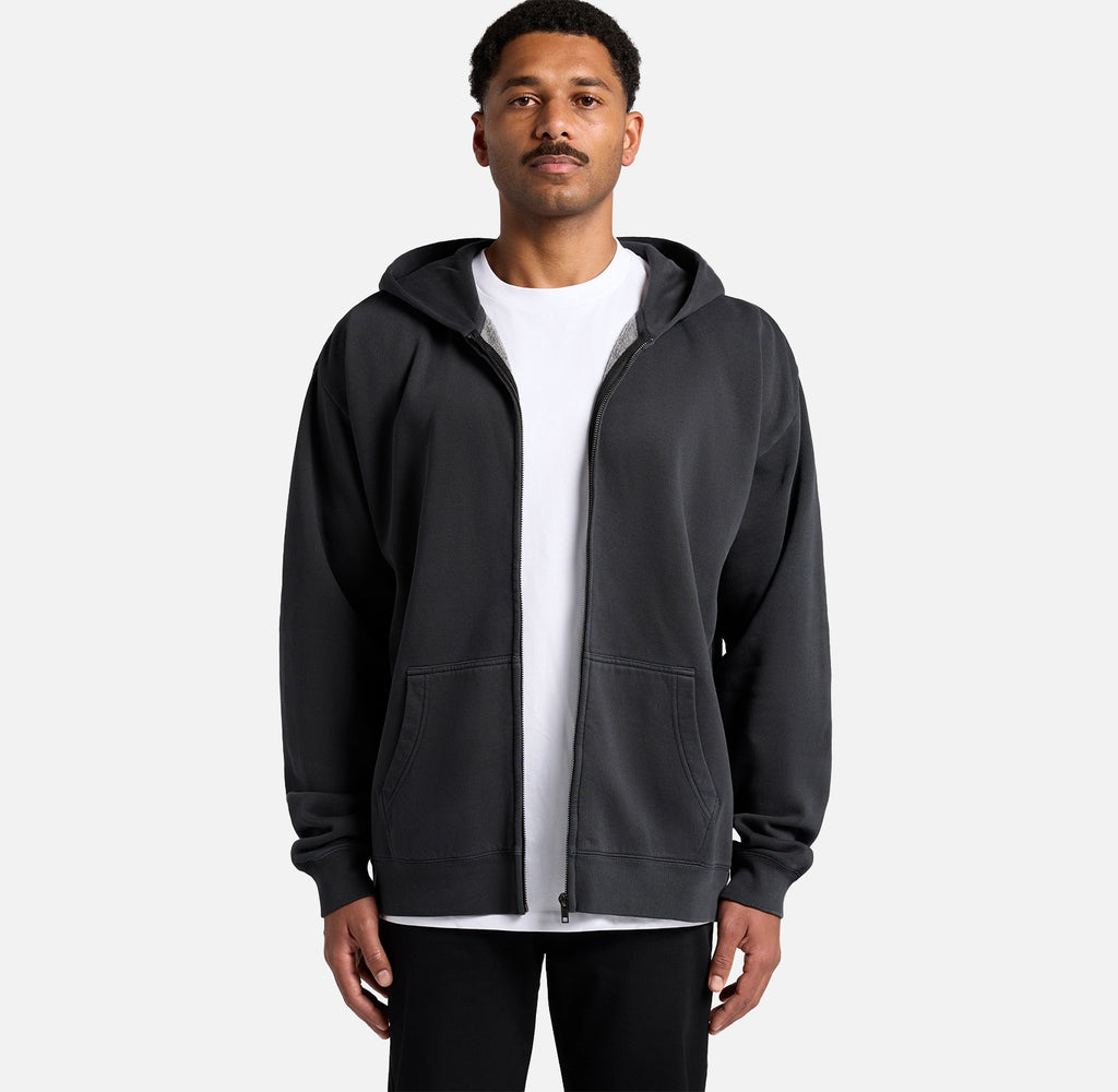 Vintage Dyed Zip-Hoodie
